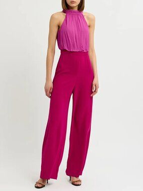 MAX&Co. Envers-satin and georgette jumpsuit (US size 2)